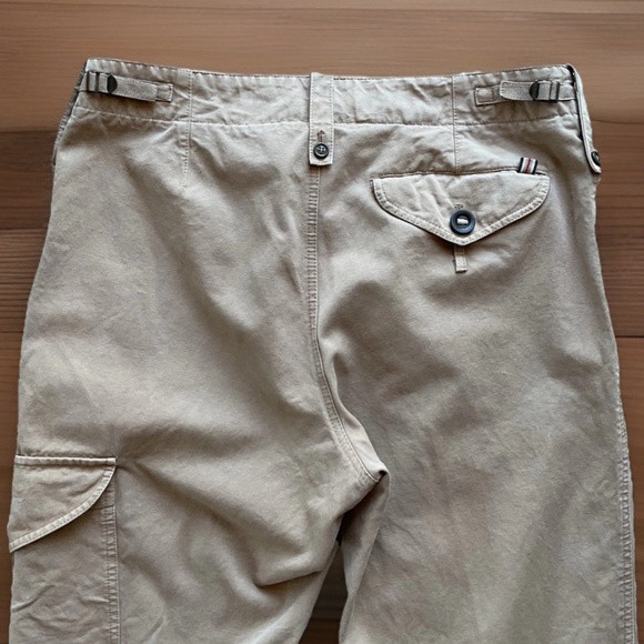 BURBERRY LONDON Men's 34R Tan Heavyweight Utility Cargo Pants - Picture 5 of 11